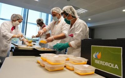 iberdrola ayuda con miles de menús solidarios